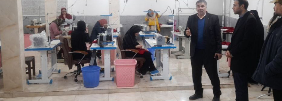 بازدید-دکتر-میرصالح-پور-از-کارخانه-پوشاک-سرجین-بافت-زنجان